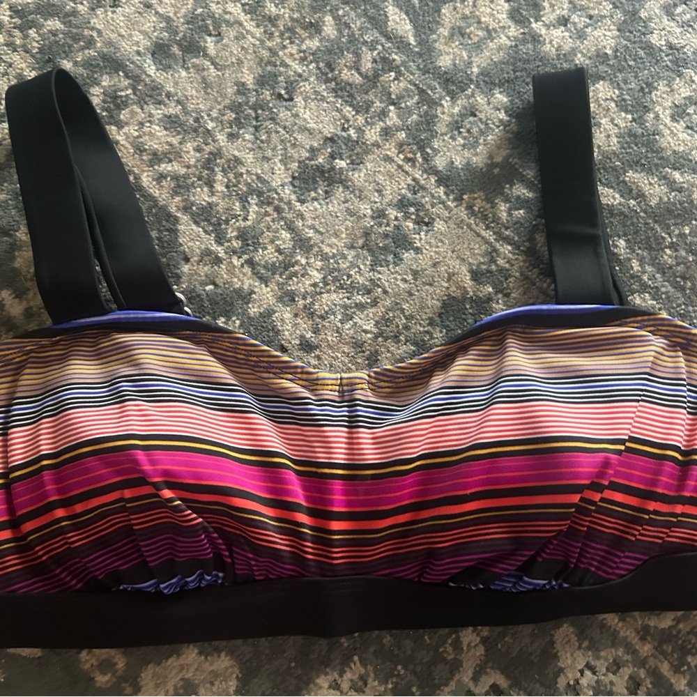 Athleta striped two piece. NWOT, never worn - Picture 7 of 11